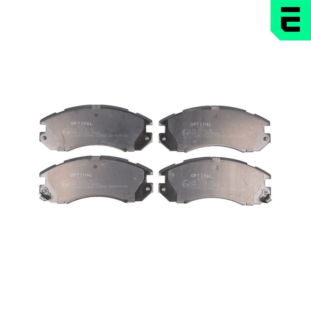 Гальмівні колодки дискові OPTIMAL BP09686 - zapix