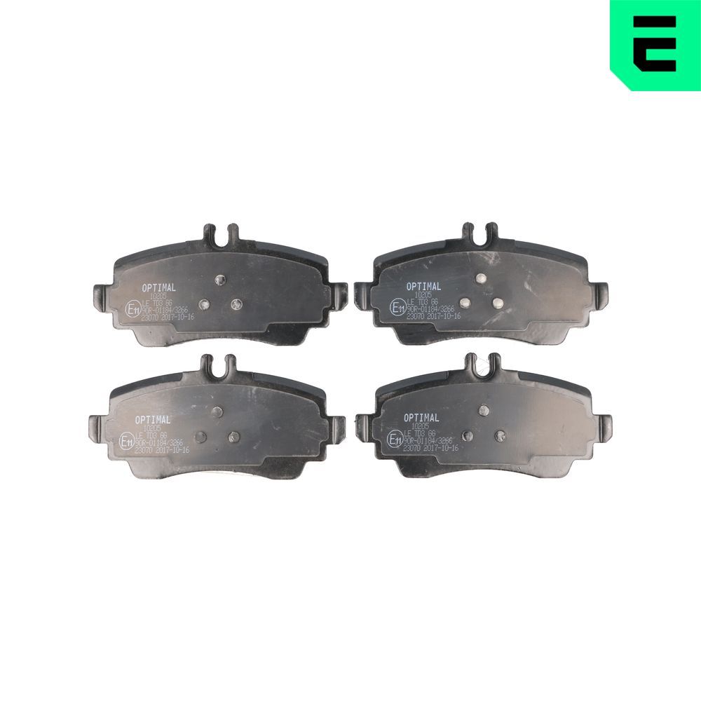 Гальмівні колодки дискові OPTIMAL BP10205 - zapix
