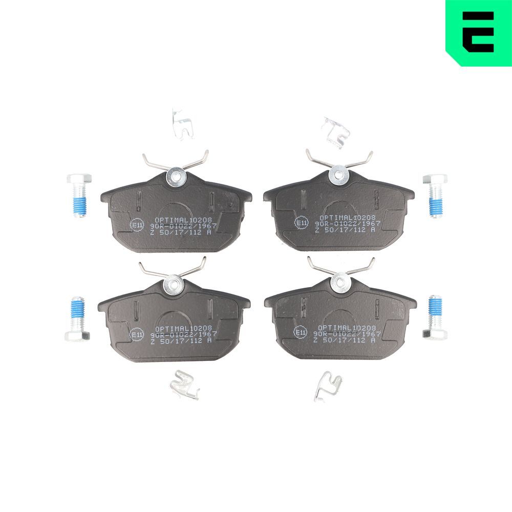Гальмівні колодки дискові OPTIMAL BP10208 - zapix