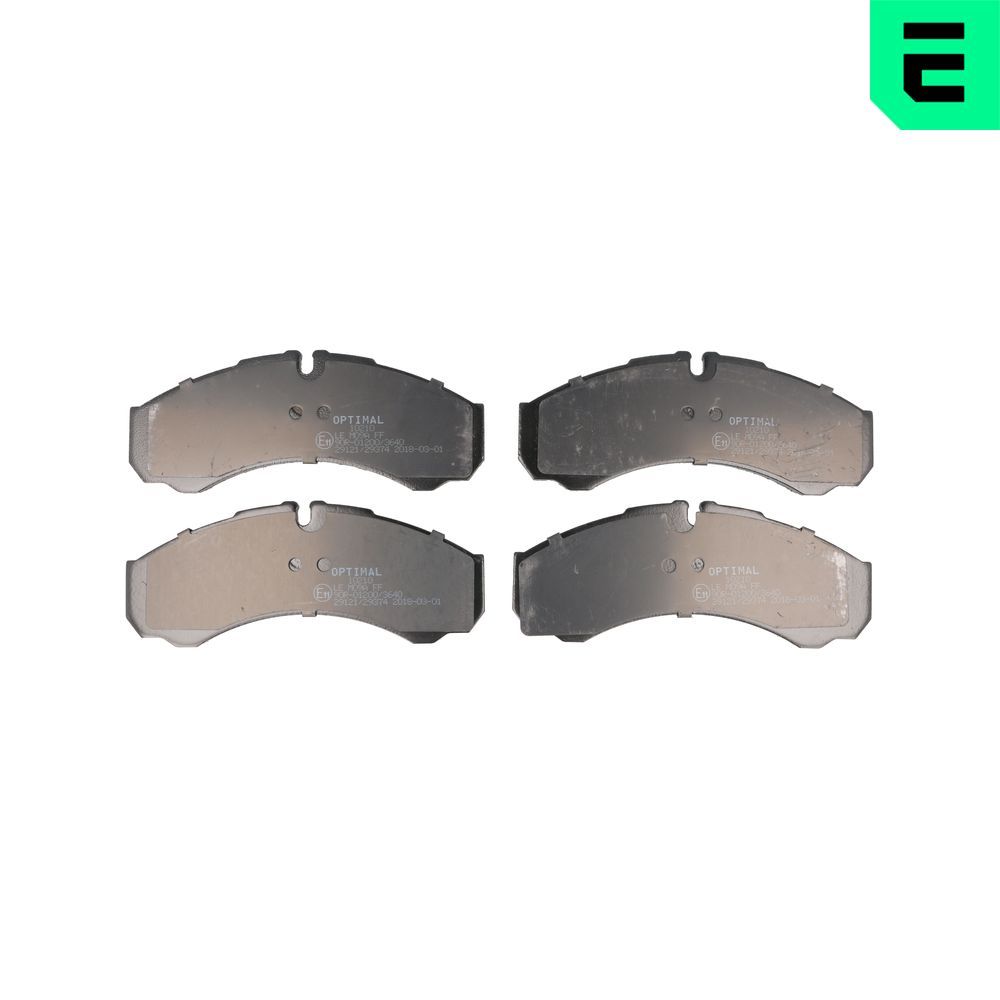 Гальмівні колодки дискові OPTIMAL BP10210 - zapix