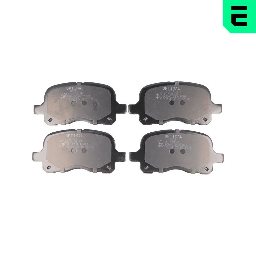 Гальмівні колодки дискові OPTIMAL BP10211 - zapix