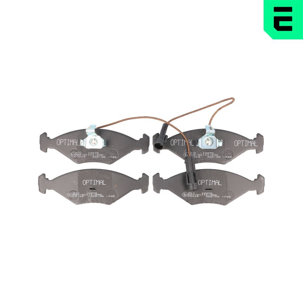 Гальмівні колодки дискові OPTIMAL BP10276 - zapix