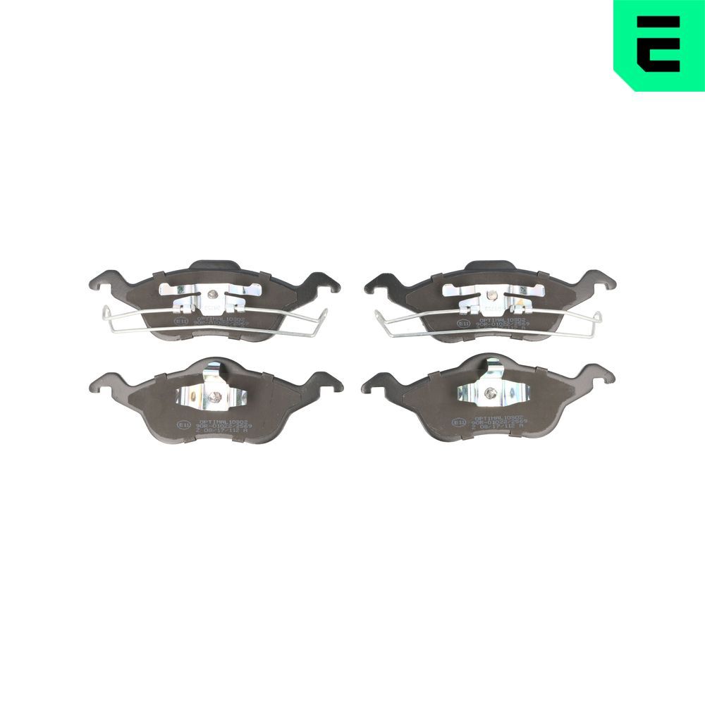 Гальмівні колодки дискові OPTIMAL BP10302 - zapix