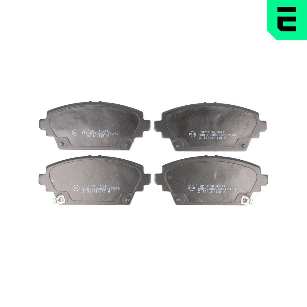 Гальмівні колодки дискові OPTIMAL BP10311 - zapix