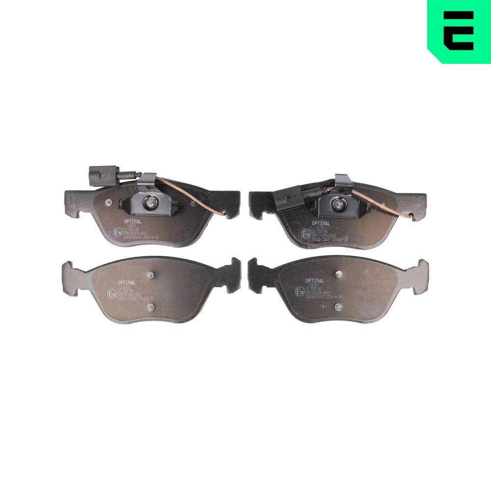 Гальмівні колодки дискові OPTIMAL BP10318 - zapix