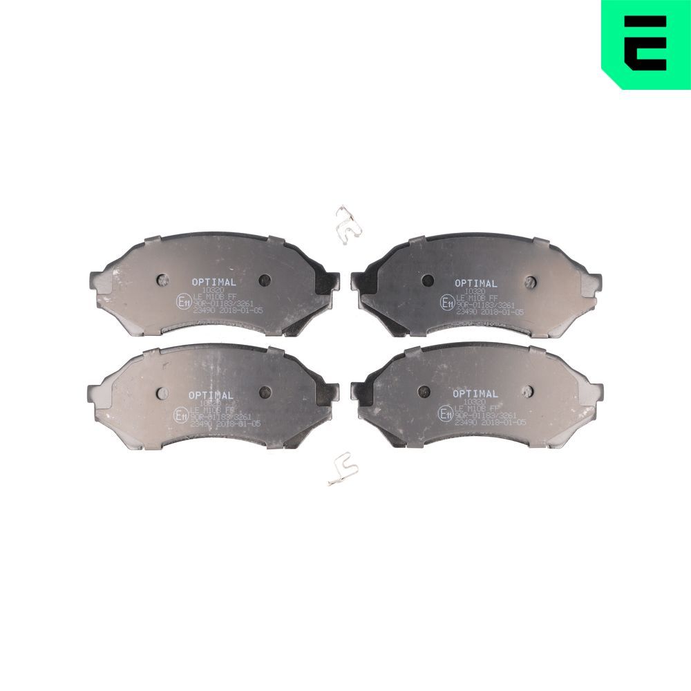 Гальмівні колодки дискові OPTIMAL BP10320 - zapix