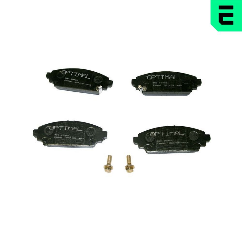Гальмівні колодки дискові OPTIMAL BP10322 - zapix