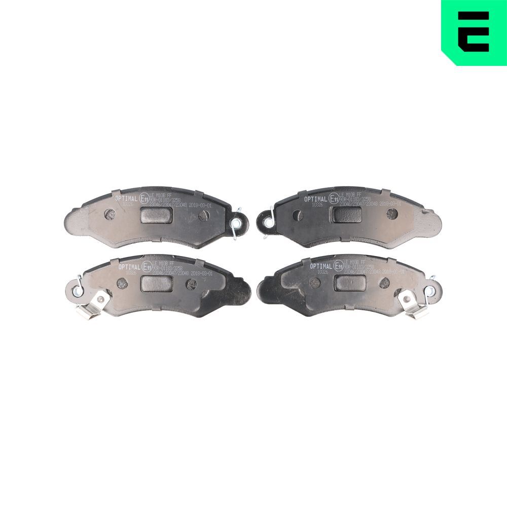 Гальмівні колодки дискові OPTIMAL BP10326 - zapix