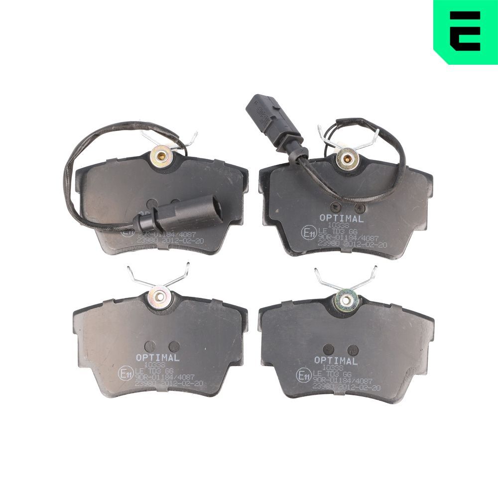 Гальмівні колодки дискові OPTIMAL BP10338 - zapix