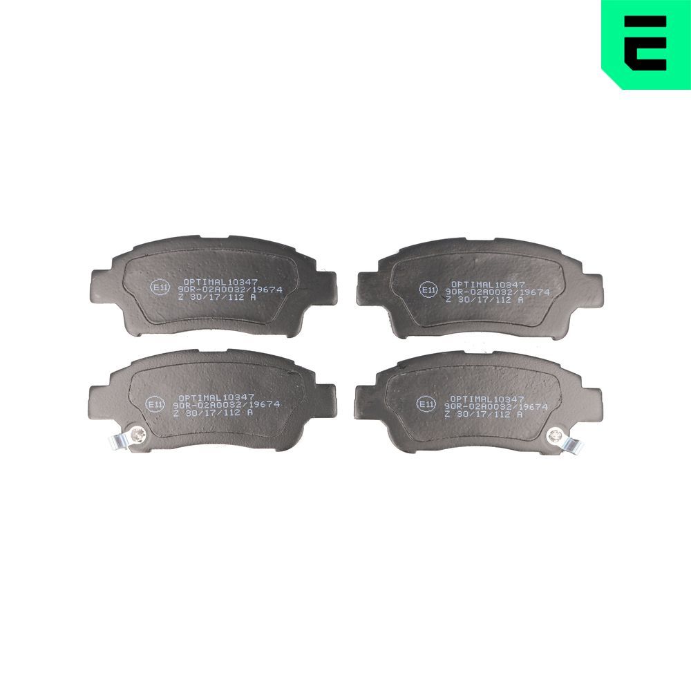 Гальмівні колодки дискові OPTIMAL BP10347 - zapix