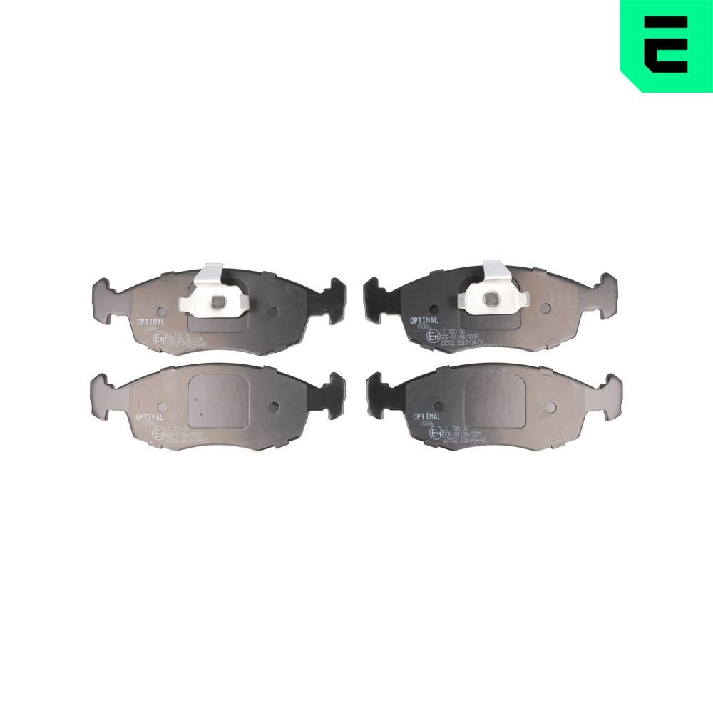 Гальмівні колодки дискові OPTIMAL BP10386 - zapix