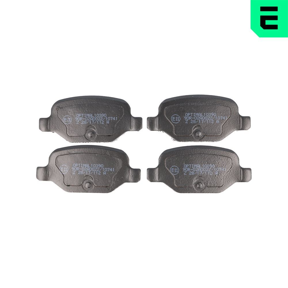 Гальмівні колодки дискові OPTIMAL BP10390 - zapix