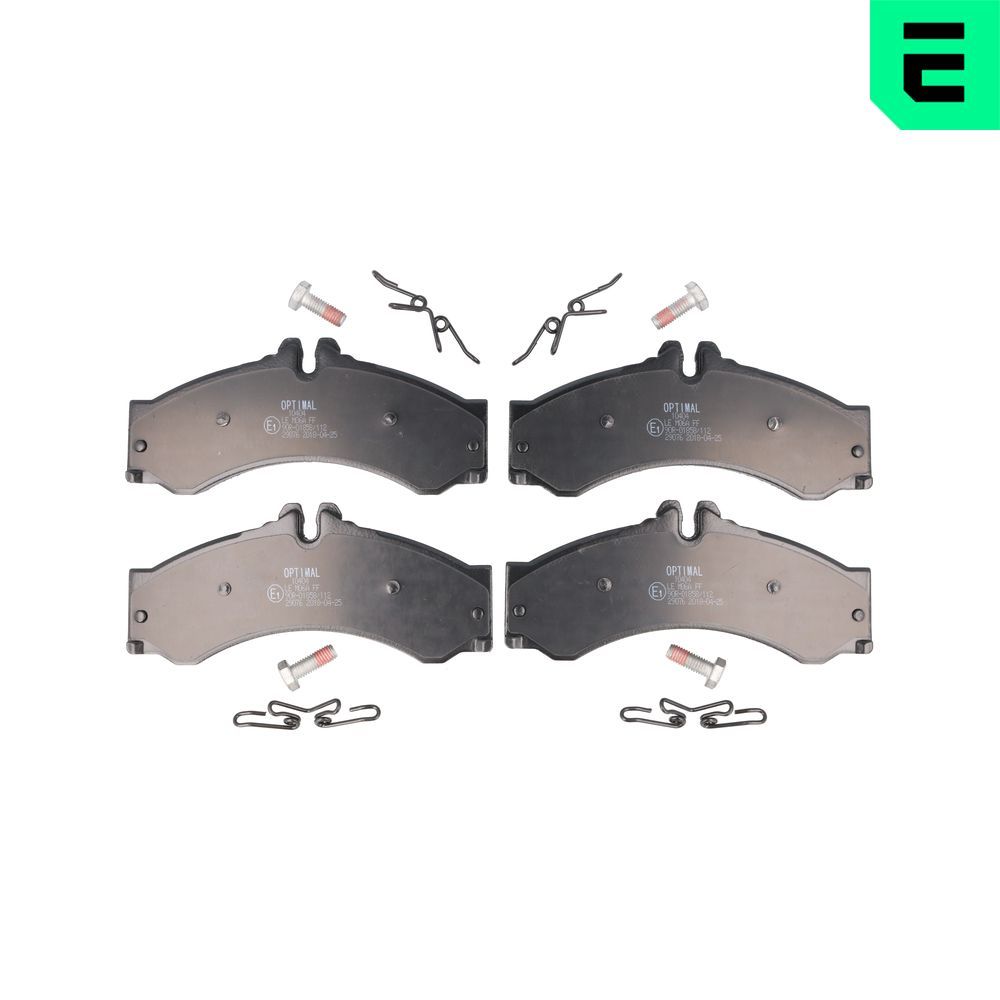 Гальмівні колодки дискові OPTIMAL BP10404 - zapix