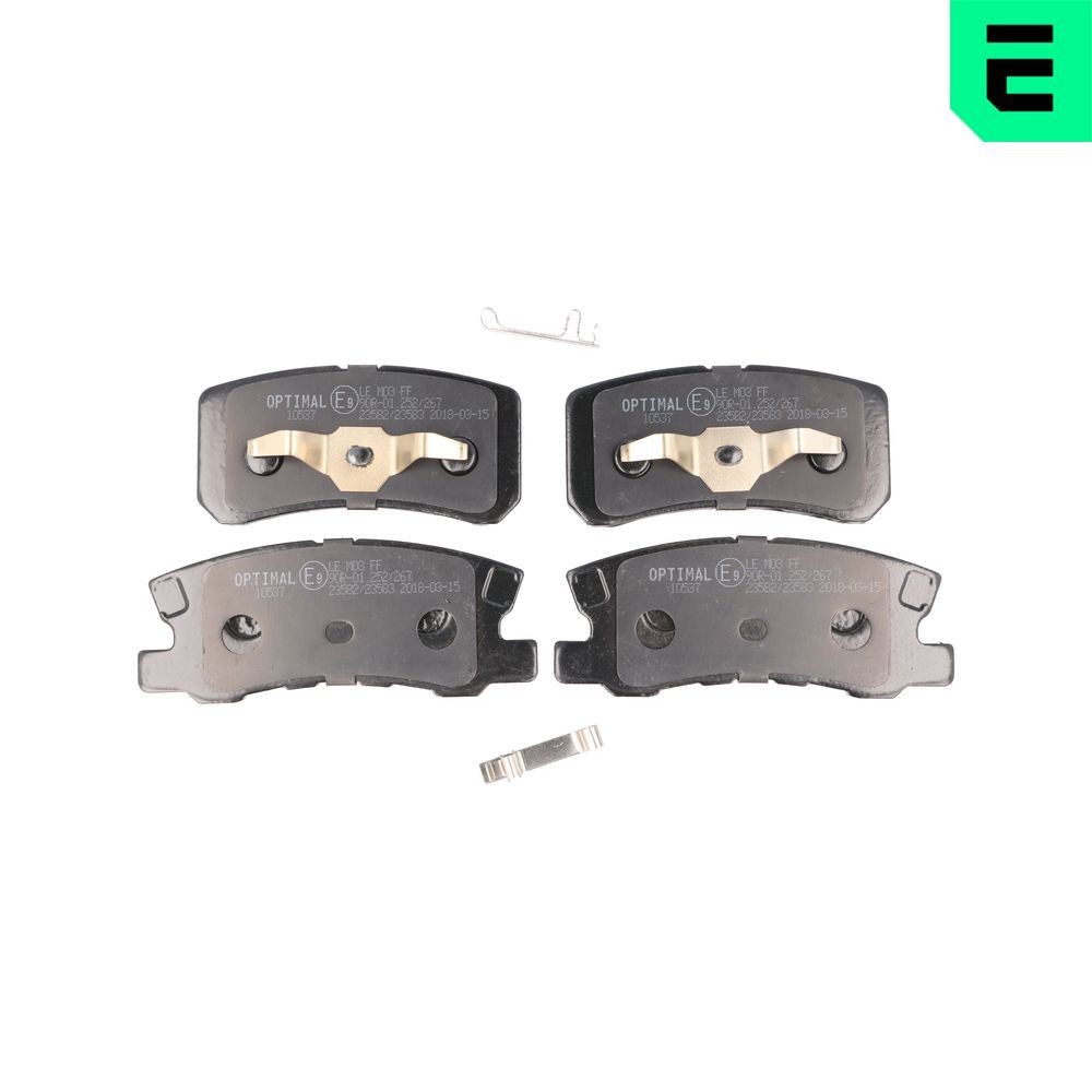 Гальмівні колодки дискові OPTIMAL BP10537 - zapix