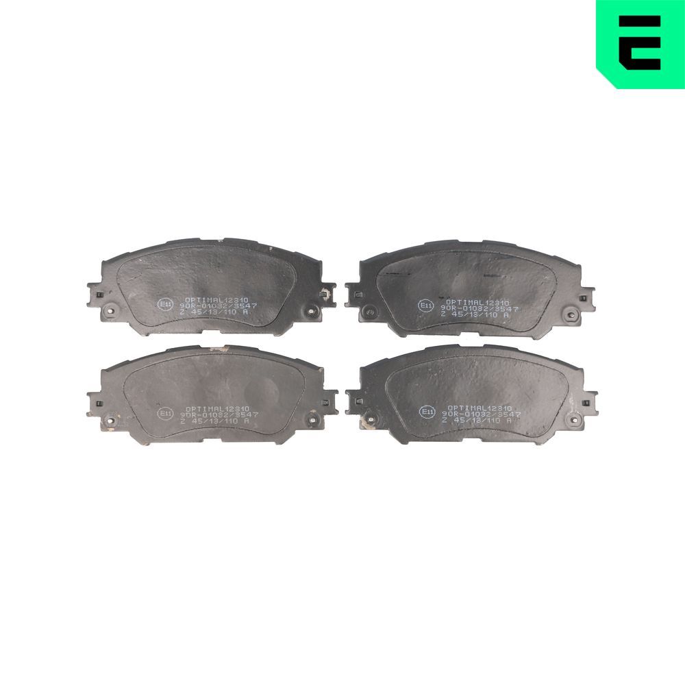 Гальмівні колодки дискові OPTIMAL BP12310 - zapix