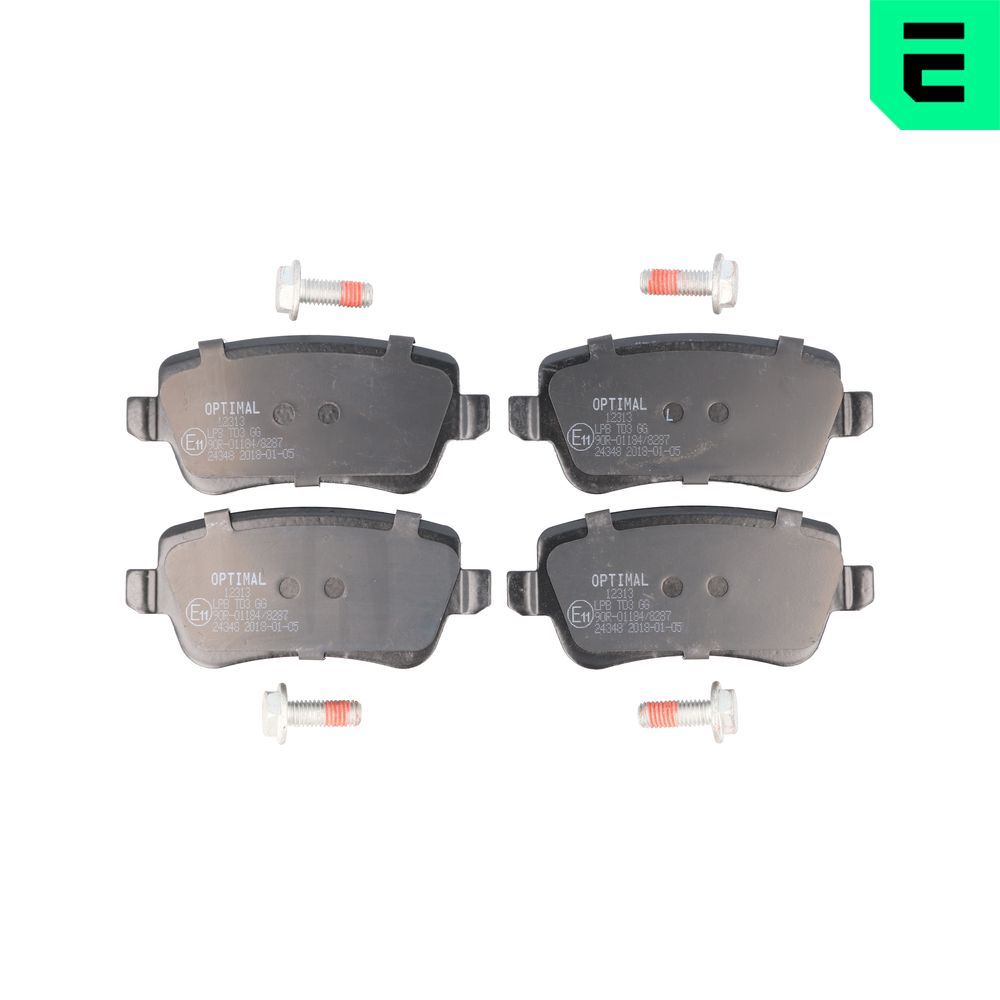Гальмівні колодки дискові OPTIMAL BP12313 - zapix