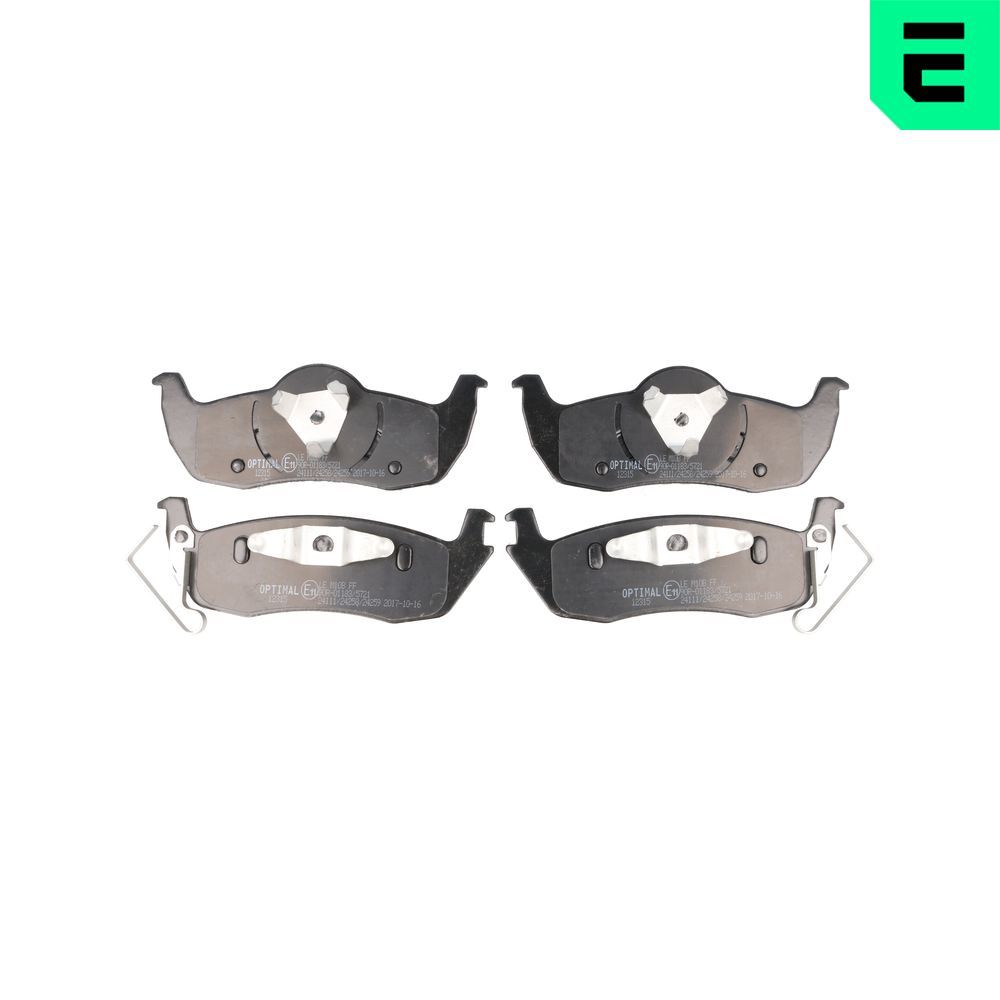 Гальмівні колодки дискові OPTIMAL BP12315 - zapix
