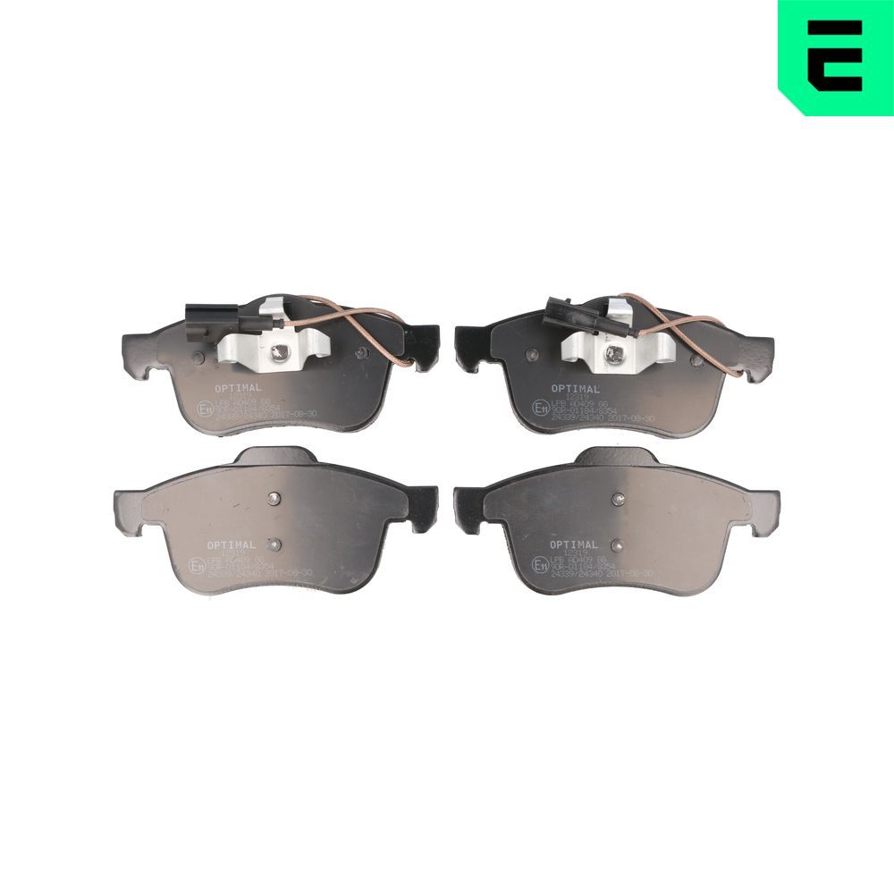 Гальмівні колодки дискові OPTIMAL BP12319 - zapix