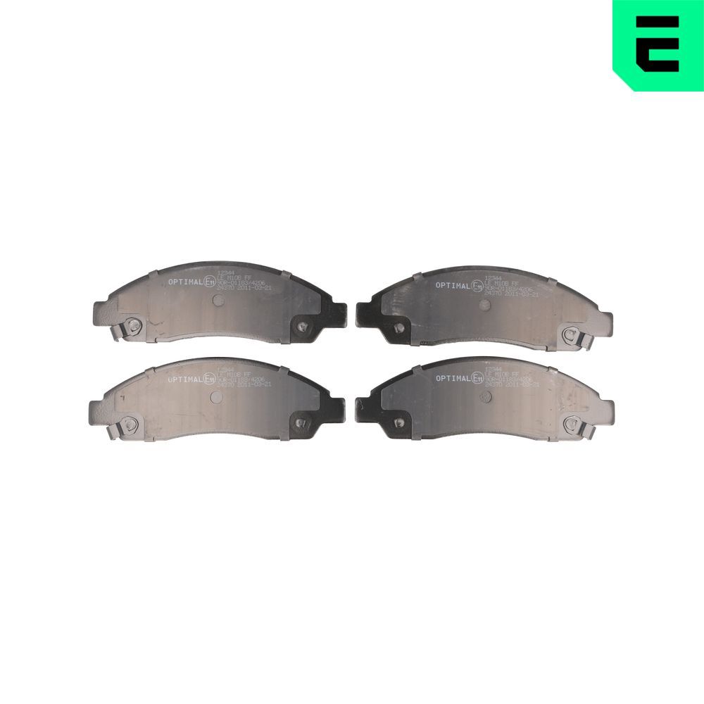Гальмівні колодки дискові OPTIMAL BP12344 - zapix
