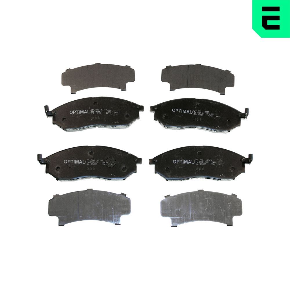 Гальмівні колодки дискові OPTIMAL BP12345 - zapix