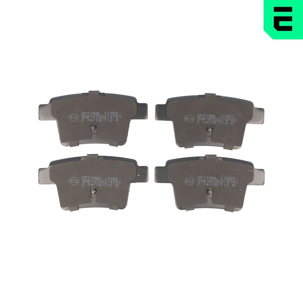 Гальмівні колодки дискові OPTIMAL BP12350 - zapix