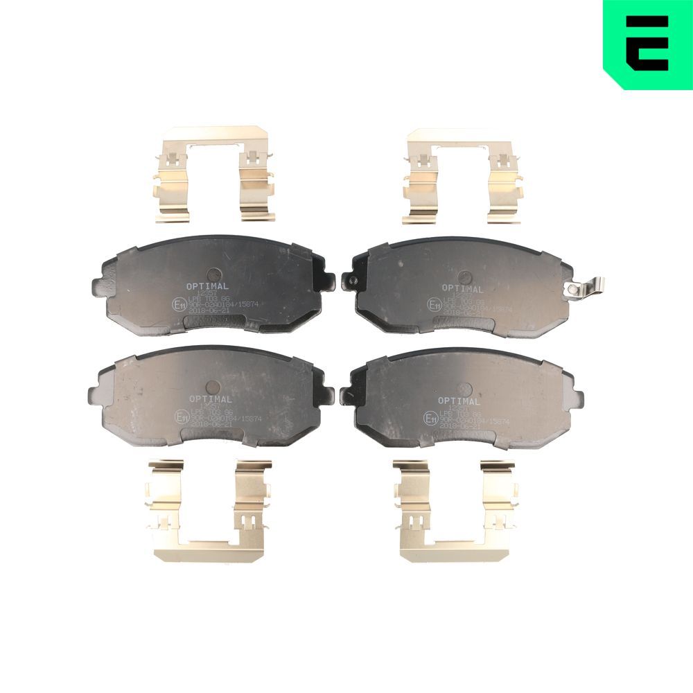 Гальмівні колодки дискові OPTIMAL BP12357 - zapix