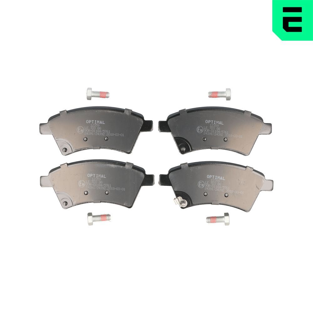 Гальмівні колодки дискові OPTIMAL BP12359 - zapix