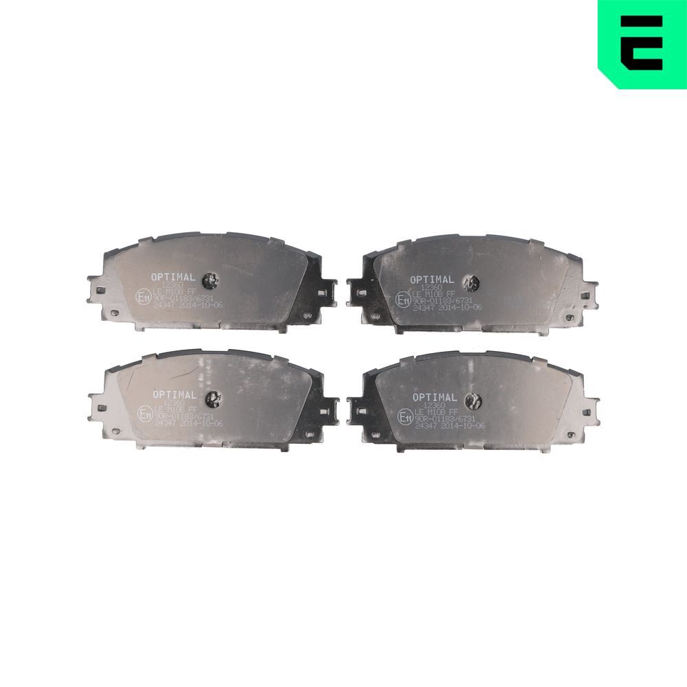 Гальмівні колодки дискові OPTIMAL BP12360 - zapix