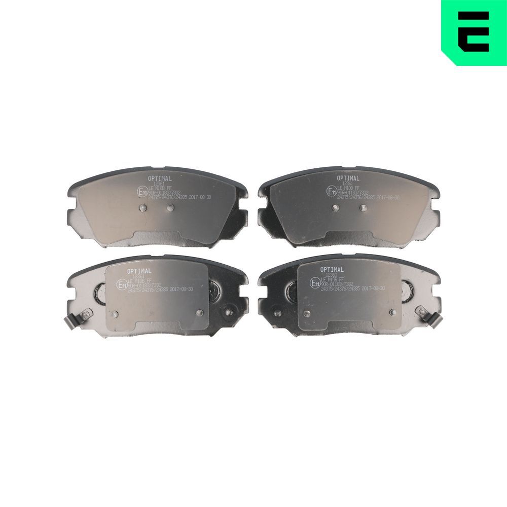 Гальмівні колодки дискові OPTIMAL BP12361 - zapix
