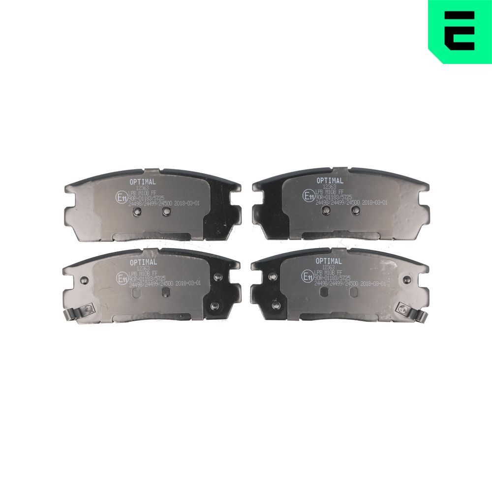 Гальмівні колодки дискові OPTIMAL BP12363 - zapix
