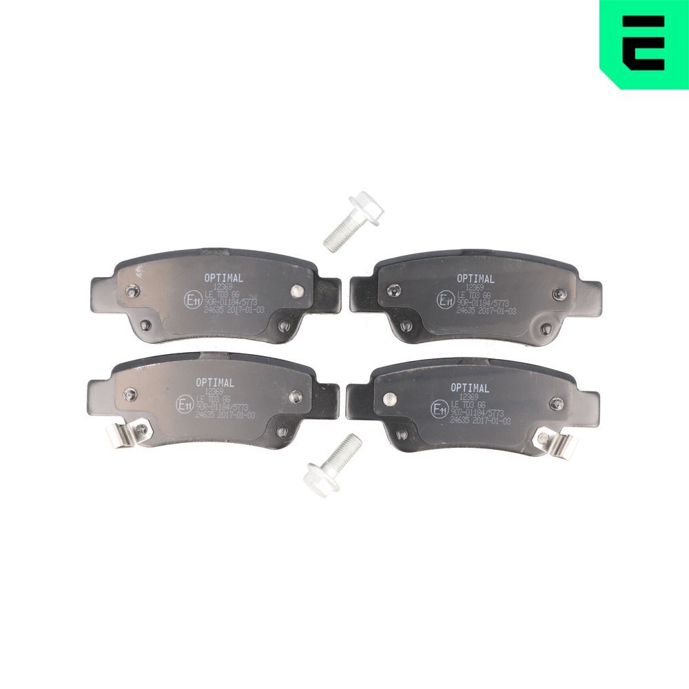 Гальмівні колодки дискові OPTIMAL BP12369 - zapix