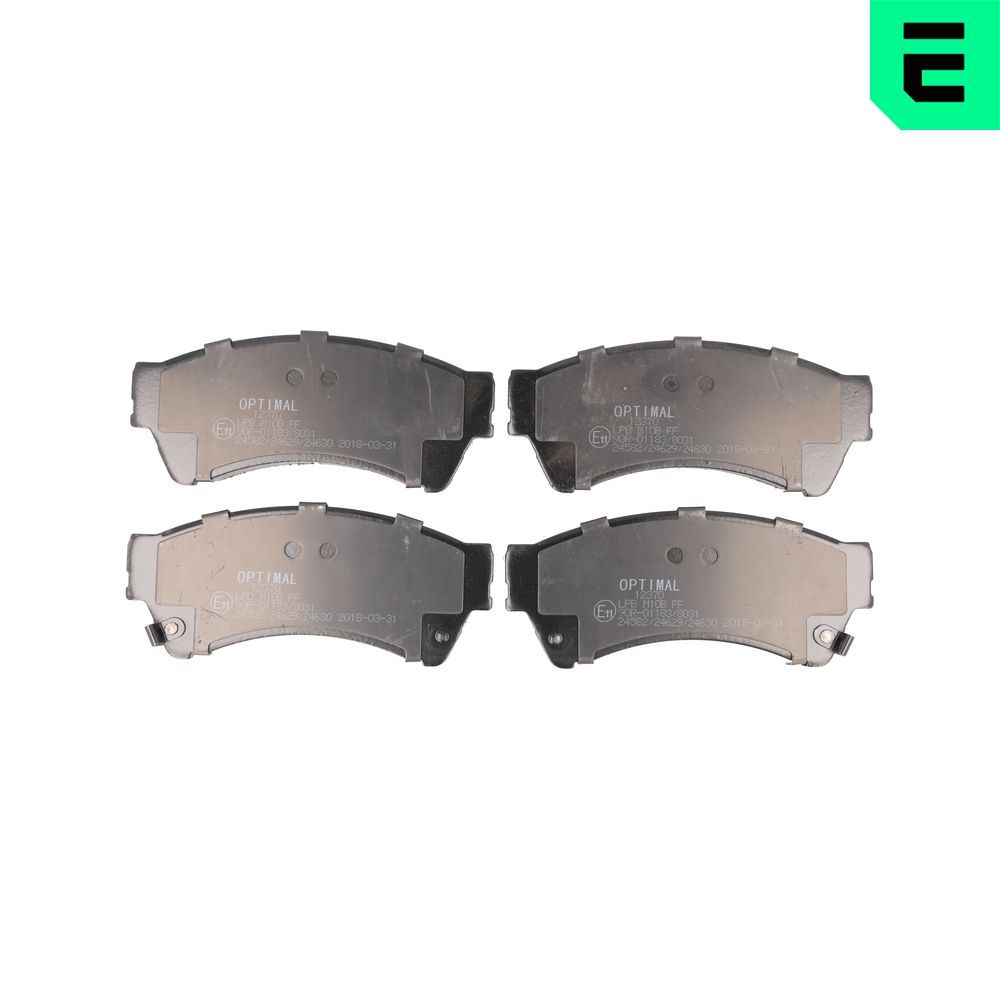 Гальмівні колодки дискові OPTIMAL BP12370 - zapix
