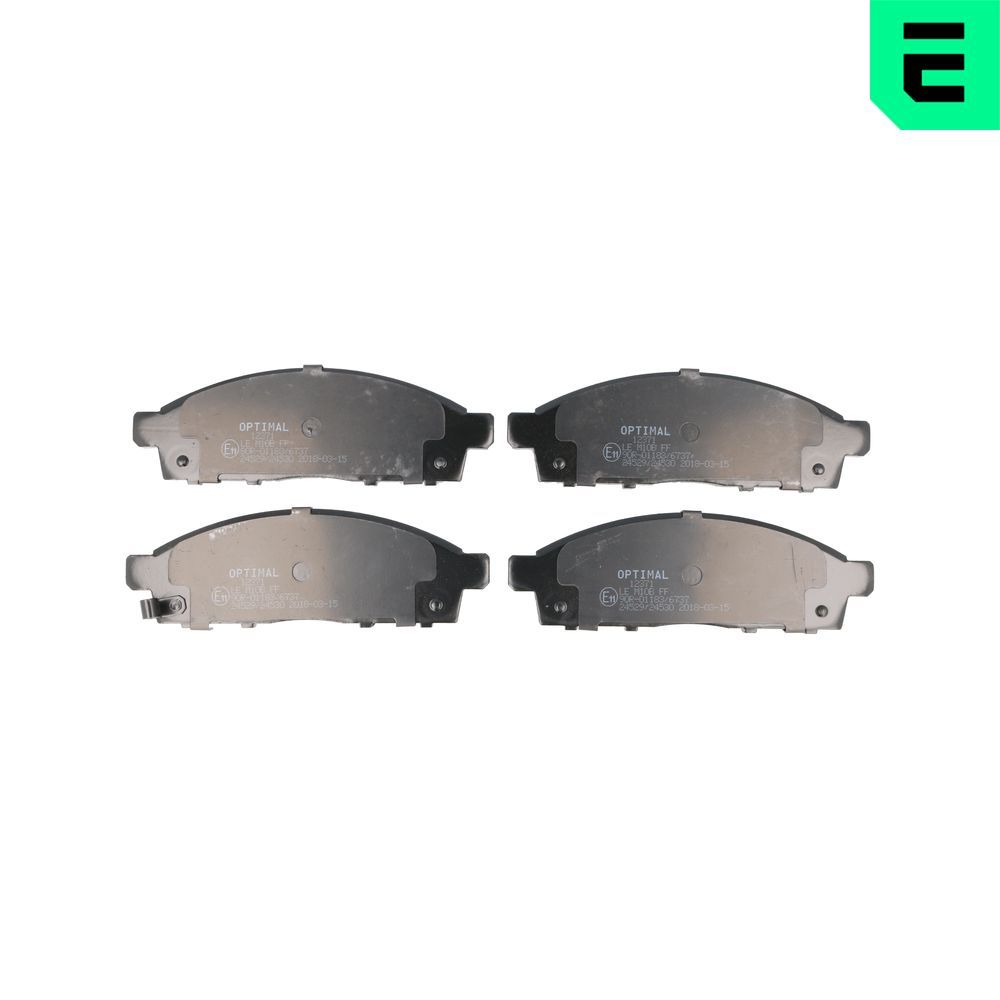 Гальмівні колодки дискові OPTIMAL BP12371 - zapix