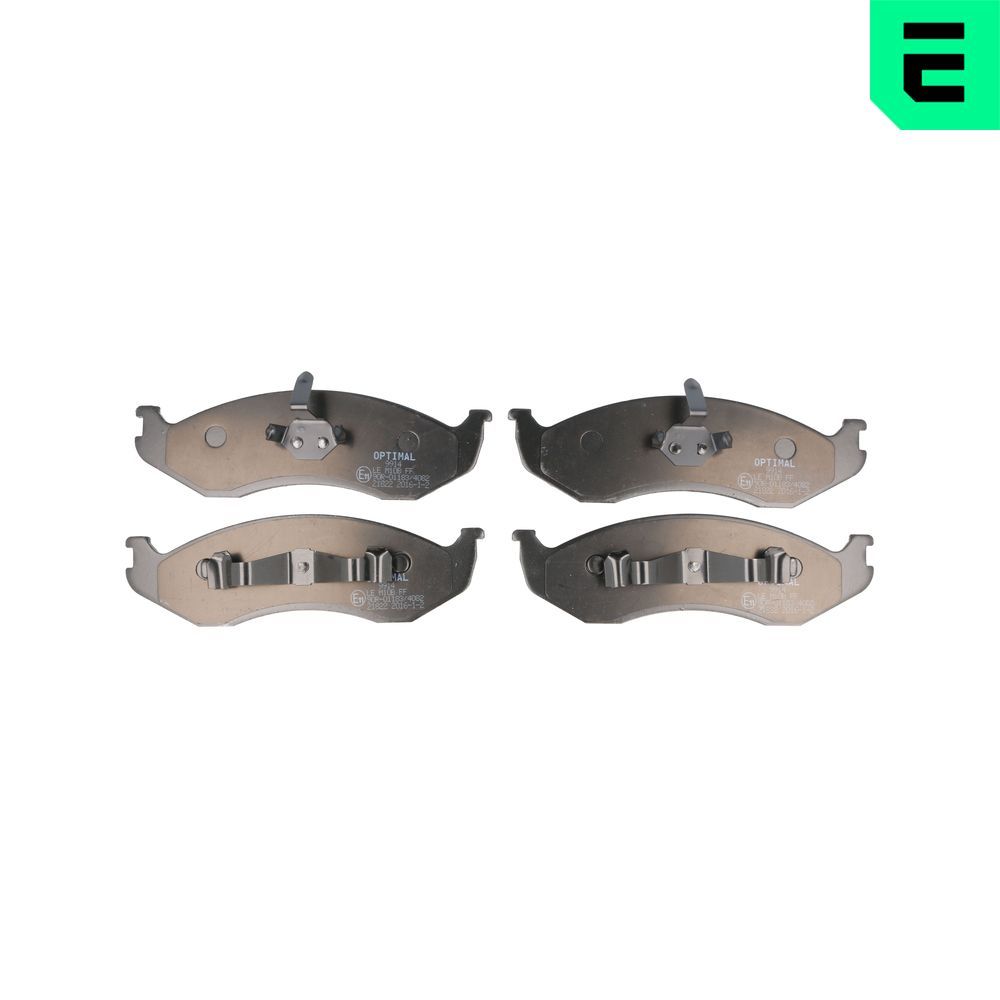 Гальмівні колодки дискові OPTIMAL BP09914 - zapix