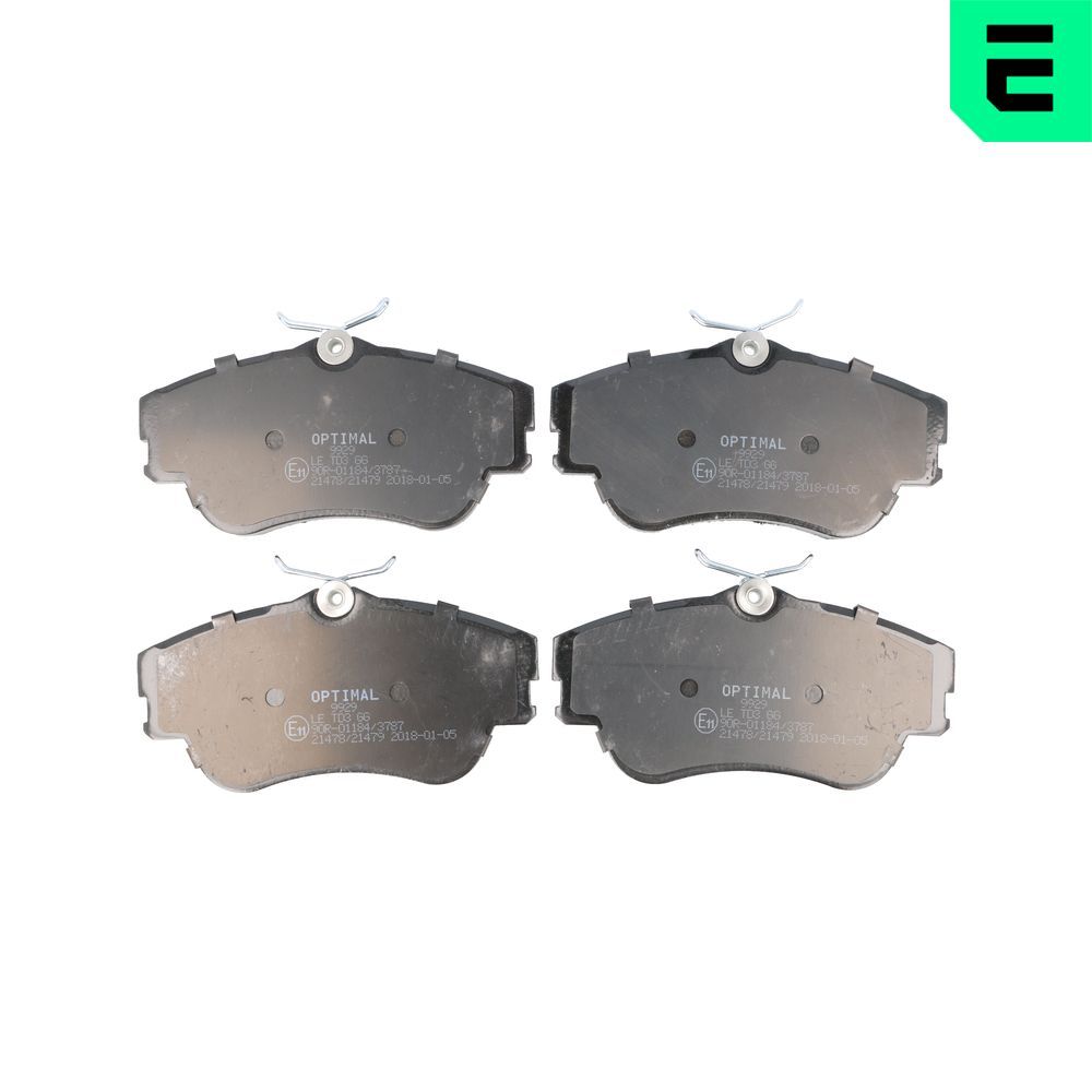 Гальмівні колодки дискові OPTIMAL BP09929 - zapix