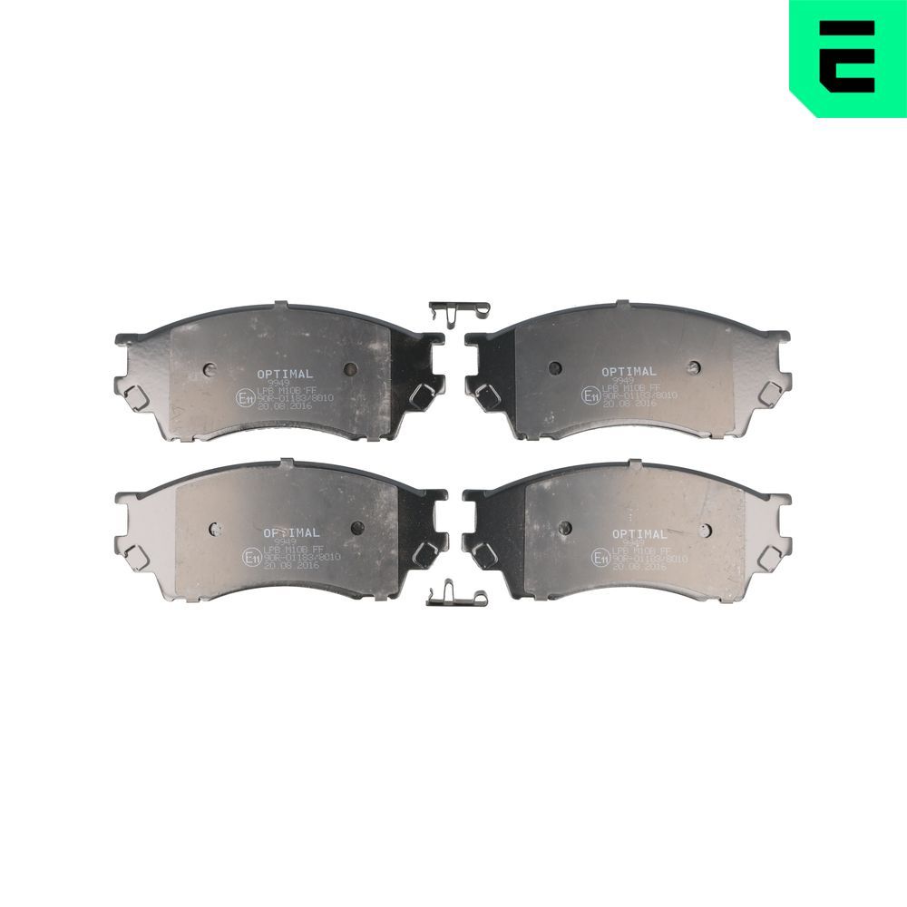 Гальмівні колодки дискові OPTIMAL BP09949 - zapix