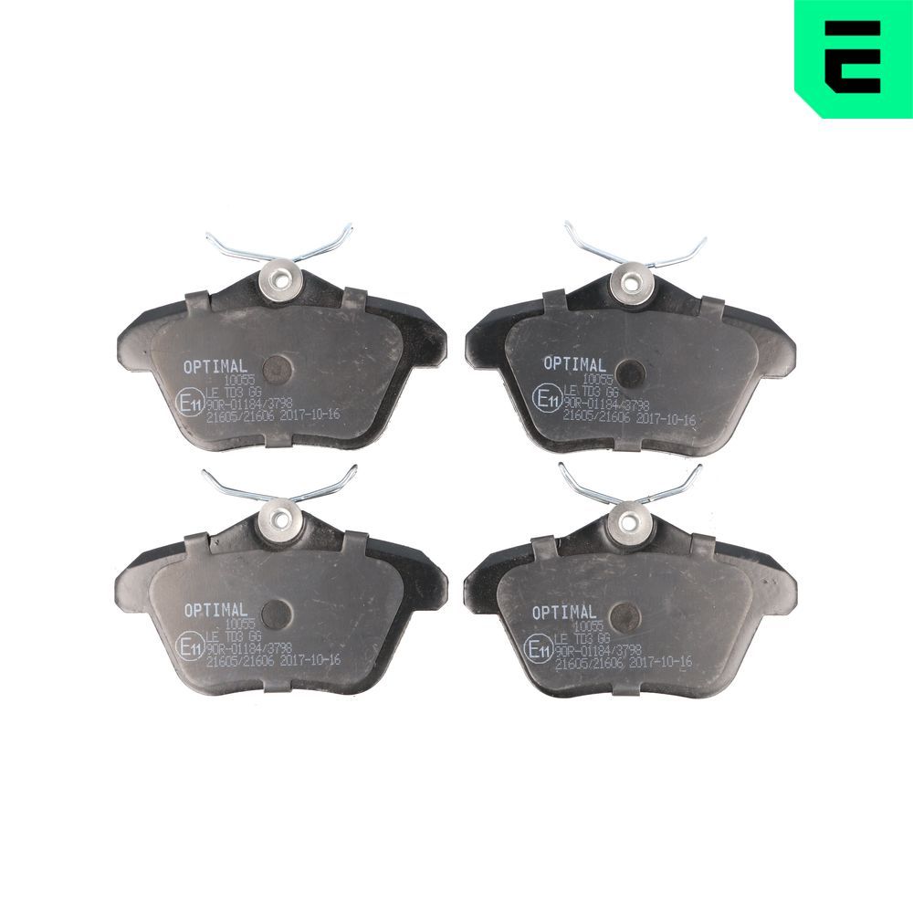 Гальмівні колодки дискові OPTIMAL BP10055 - zapix