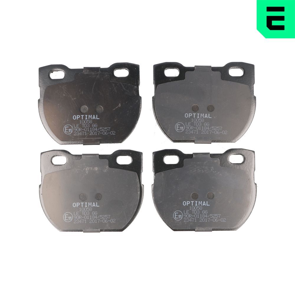 Гальмівні колодки дискові OPTIMAL BP10058 - zapix