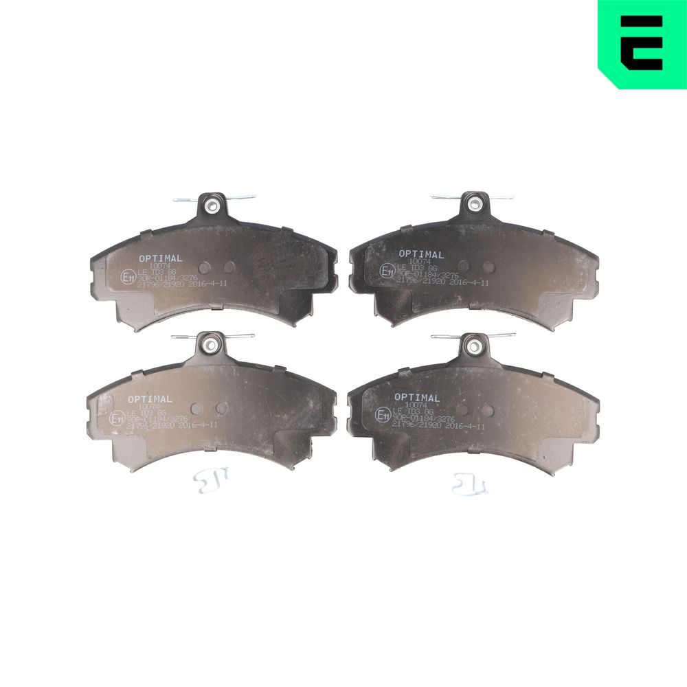 Гальмівні колодки дискові OPTIMAL BP10074 - zapix