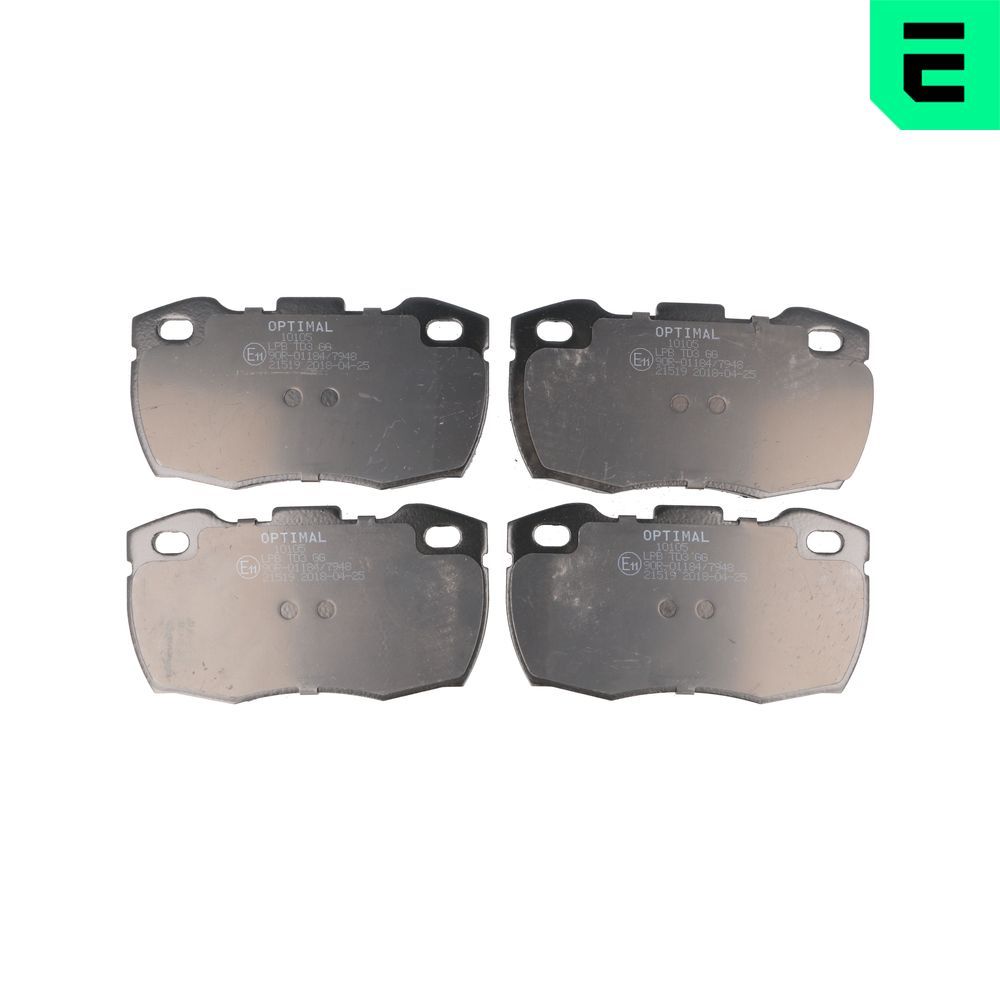 Гальмівні колодки дискові OPTIMAL BP10105 - zapix