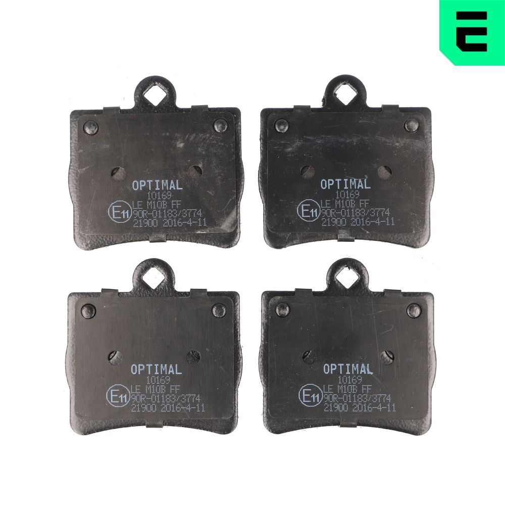 Гальмівні колодки дискові OPTIMAL BP10169 - zapix