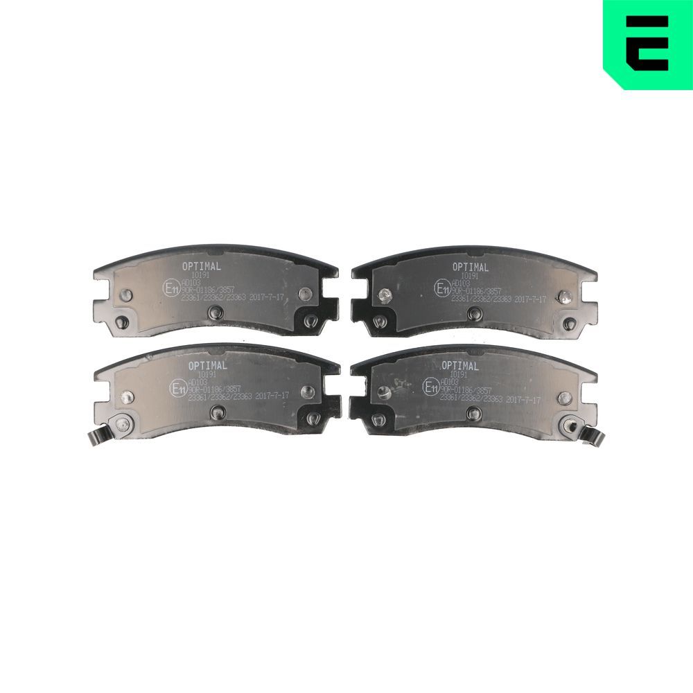 Гальмівні колодки дискові OPTIMAL BP10191 - zapix