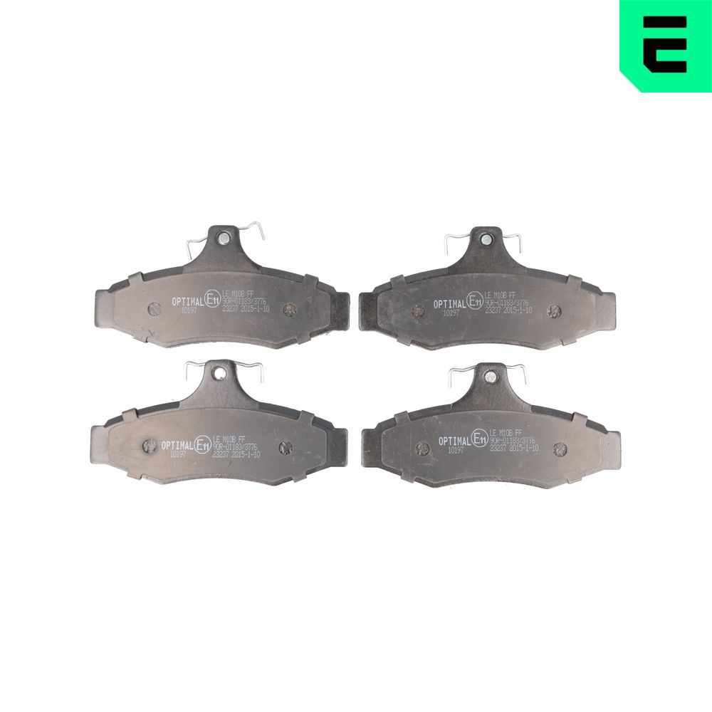 Гальмівні колодки дискові OPTIMAL BP10197 - zapix