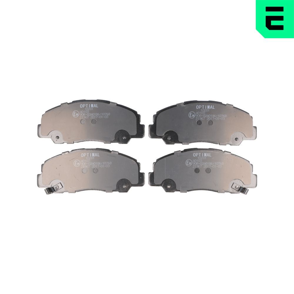 Гальмівні колодки дискові OPTIMAL BP10201 - zapix