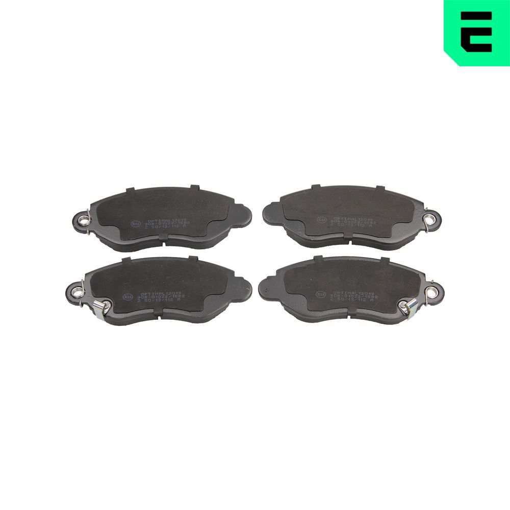 Гальмівні колодки дискові OPTIMAL BP12019 - zapix