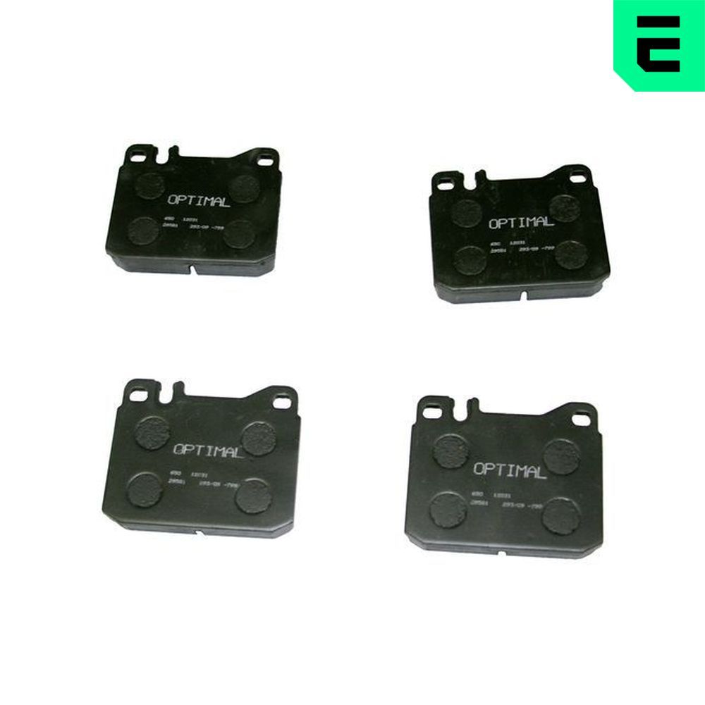 Гальмівні колодки дискові OPTIMAL BP12031 - zapix