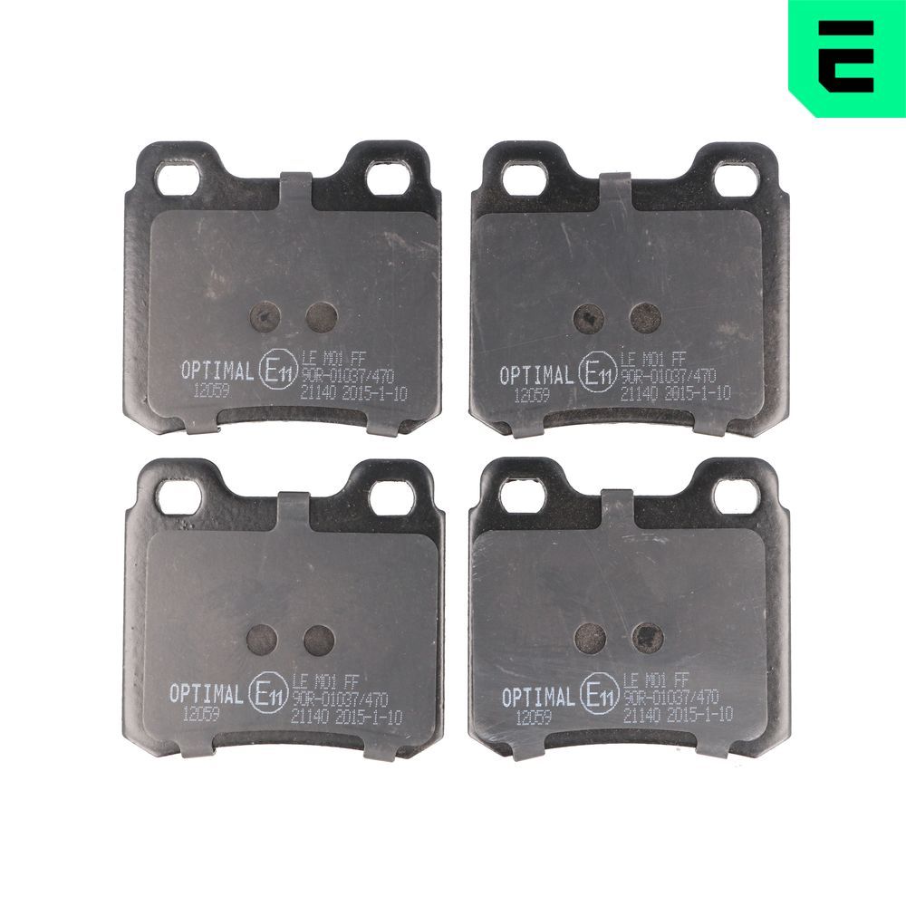 Гальмівні колодки дискові OPTIMAL BP12059 - zapix