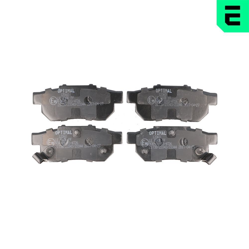 Гальмівні колодки дискові OPTIMAL BP12060 - zapix