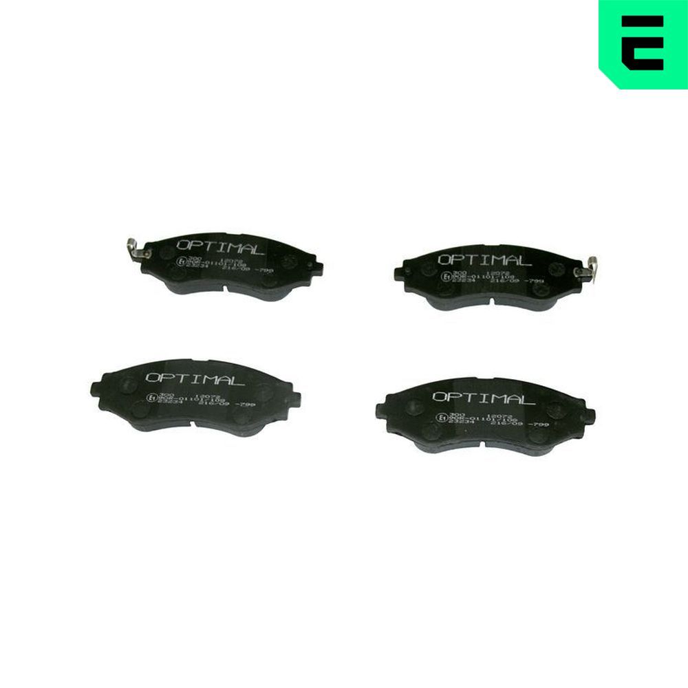 Гальмівні колодки дискові OPTIMAL BP12072 - zapix