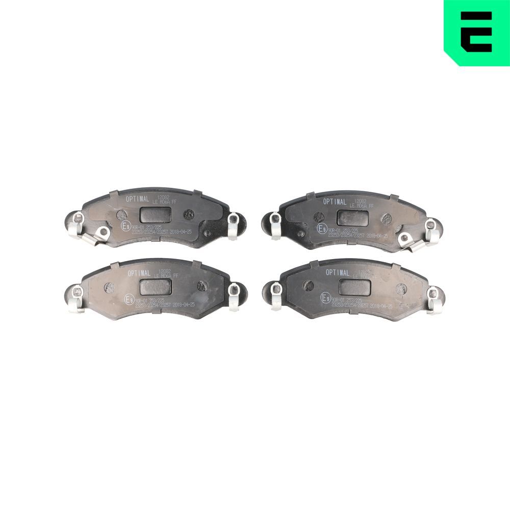 Гальмівні колодки дискові OPTIMAL BP12082 - zapix